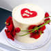 Floward Love You Cake | Red Blooms Floward Love You Cake | Red Blooms